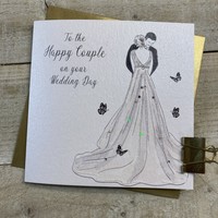 HAPPY COUPLE WEDDING DAY CARD - COUPLE (D13)