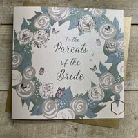 PARENTS OF THE BRIDE - FLOWER WREATH (D18-PB)