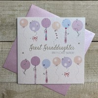 GREAT GRANDDAUGHTER - LOTS OF PRETTY BALLOOONS (D358 & XD358)
