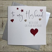 HUSBAND BIRTHDAY - HEARTS (XS-V18-HB)