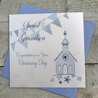 GRANDSON CHRISTENING - blue church (PD62)