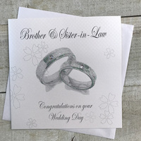 BROTHER & SISTER-IN-LAW WEDDING RINGS  (PD46) (XPD46)