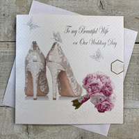WIFE WEDDING Shoes & Bouquet (PD25)