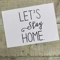 POSTCARDS - LET'S STAY HOME (PC115)