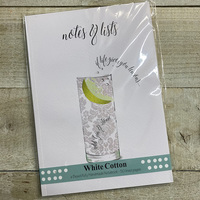 LINED NOTEBOOK GIN & TONIC (NA5-45W)