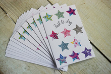 NOTELETS- JUST TO SAY STARS PACK OF 6 (N95-18J)