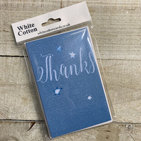 NOTELETS- THANKS STARS PACK OF 6 (N95-16)