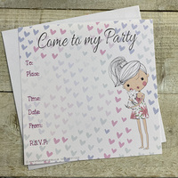 INVITES - BIRTHDAY MILLY'S WORLD HEARTS PACK OF 6 (N90-7)
