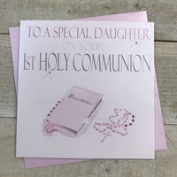 FIRST HOLY COMMUNION DAUGHTER PINK BIBLE (N88D) (XN88D)