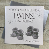 NEW GRANDPARENTS OF TWINS SILVER (N223-G)