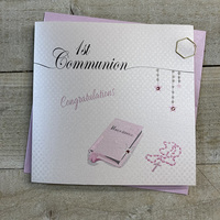 FIRST COMMUNION PINK BIBLE (LL256)