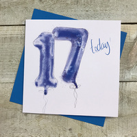 AGE 17 - BLUE HELIUM BALLOON (HB17)
