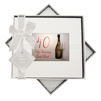 40TH RUBY ANNIVERSARY BOTTLE   -GUEST BOOK (CF40G)