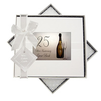 25TH SILVER ANNIVERSARY BOTTLE -GUEST BOOK (CF25G)