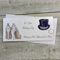 WEDDING MONEY WALLET HAT AND SHOES (WBW5)