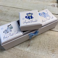 BABY BLUE TOYS  -  1t Curl, 1st Tooth, Hospital Bracelet Keepsake Box (BTB5)