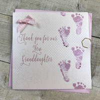 THANK YOU FOR OUR NEW GRANDDAUGHTER - LITTLE FEET (WB224-OGD)