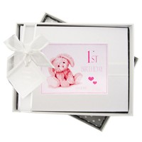 1ST BDAY PINK BUNNY -  PHOTO ALBUM - SMALL (1R1S)