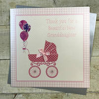 THANK YOU FOR A BEAUTIFUL NEW GRANDDAUGHTER - PRAM LARGE (XVN124)