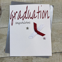 Granduation Card with hand tied scroll (IT79)