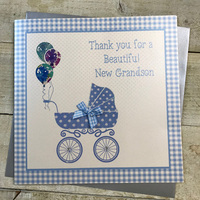 THANK YOU FOR A BEAUTIFUL NEW GRANDSON - PRAM LARGE (XVN123)