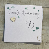 55th Emerald Wedding Anniversary - STARS (SA55)