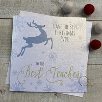 To the Best Teacher-Have the best Christmas-Jumping Reindeer (C20-34)