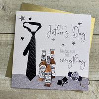 FATHER'S DAY - BLACK TIE & BEERS CARD (S-D13)