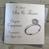 SON & FIANCEE - LARGE Engagement Ring (XPD9S)