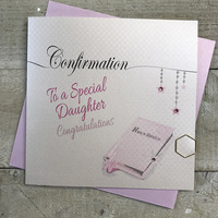 Confirmation To a Special Daughter, Pink Holy Bible (LL258-D)