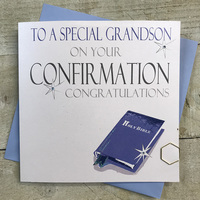Grandson, Confirmation, Blue Bible (N90-GS)