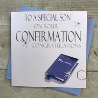 Son, Confirmation, Blue Bible (N90-S)