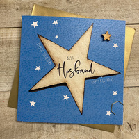 HUSBAND - BIG STAR BLUE CARD (S198-H)