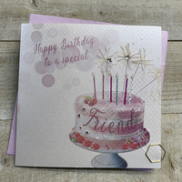FRIEND - RASPBERRY CAKE CARD (VN141-F)