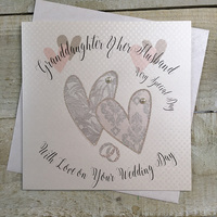 GRANDDAUGHTER WEDDING DAY  - TWO HEARTS (SS55 & XSS55)