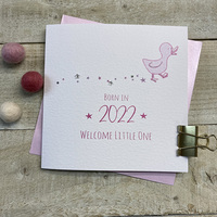BORN IN 2022 - LITTLE PINK DUCK (S232-22)