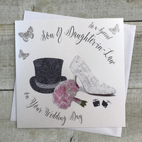 SON & DAUGHTER IN LAW WEDDING DAY - HAT & SHOE (SS52 )