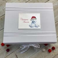 CHRISTMAS KEEPSAKE BOX - POLAR BEAR (PB-A4X)