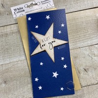 MONEY WALLET - BIG BLUE STAR - GIFT FOR YOU (WBW198)
