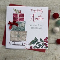 AUNTIE 3 PRESSIES - CHRISTMAS CARD (C22-47)