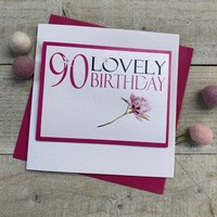 90 - LOVELY BIRTHDAY FLOWER CARD (NP90)