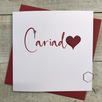 WELSH LOVE CARD - CARIAD (W-S158)