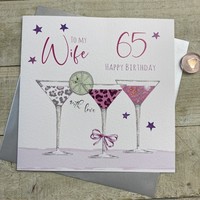 WIFE AGE 65 - 3 LEOPARD PRINT COCKTAILS