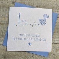 GREAT GRANDSON 1ST BIRTHDAY CARD - AGE 1 (S234-GGS)