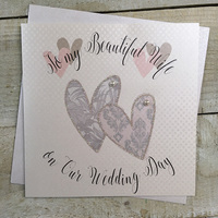 WIFE WEDDING DAY  - TWO HEARTS (SS35 & XSS35)
