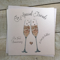 ANNIVERSARY FLUTES- SPECIAL FRIENDS (SS258 & XSS258)